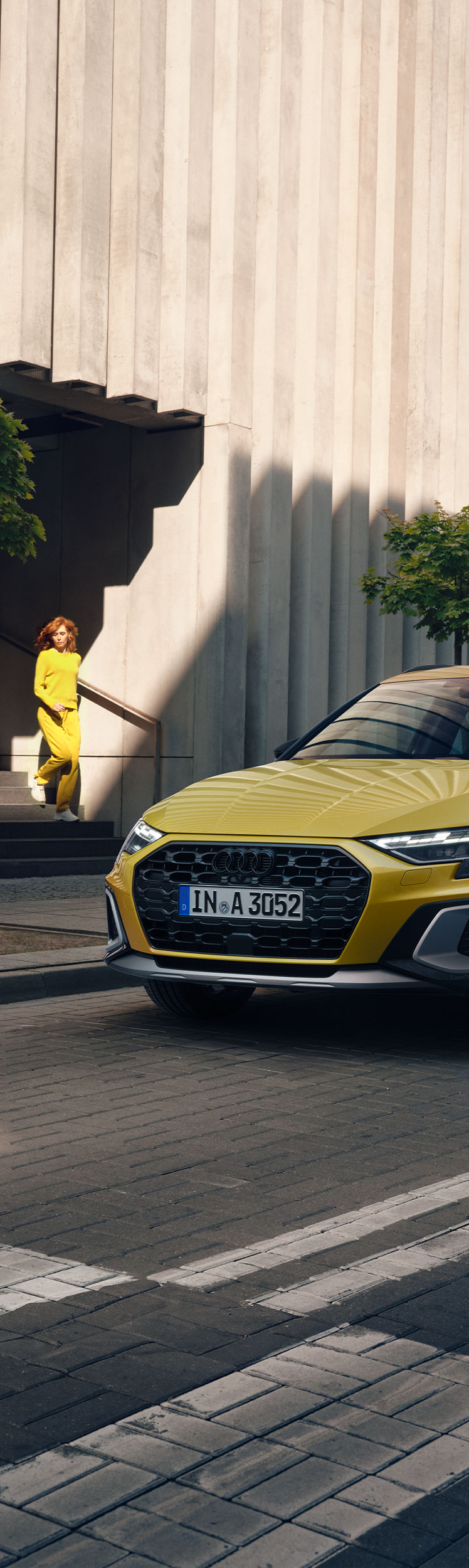 Audi A3 Limousine seitliche Frontansicht