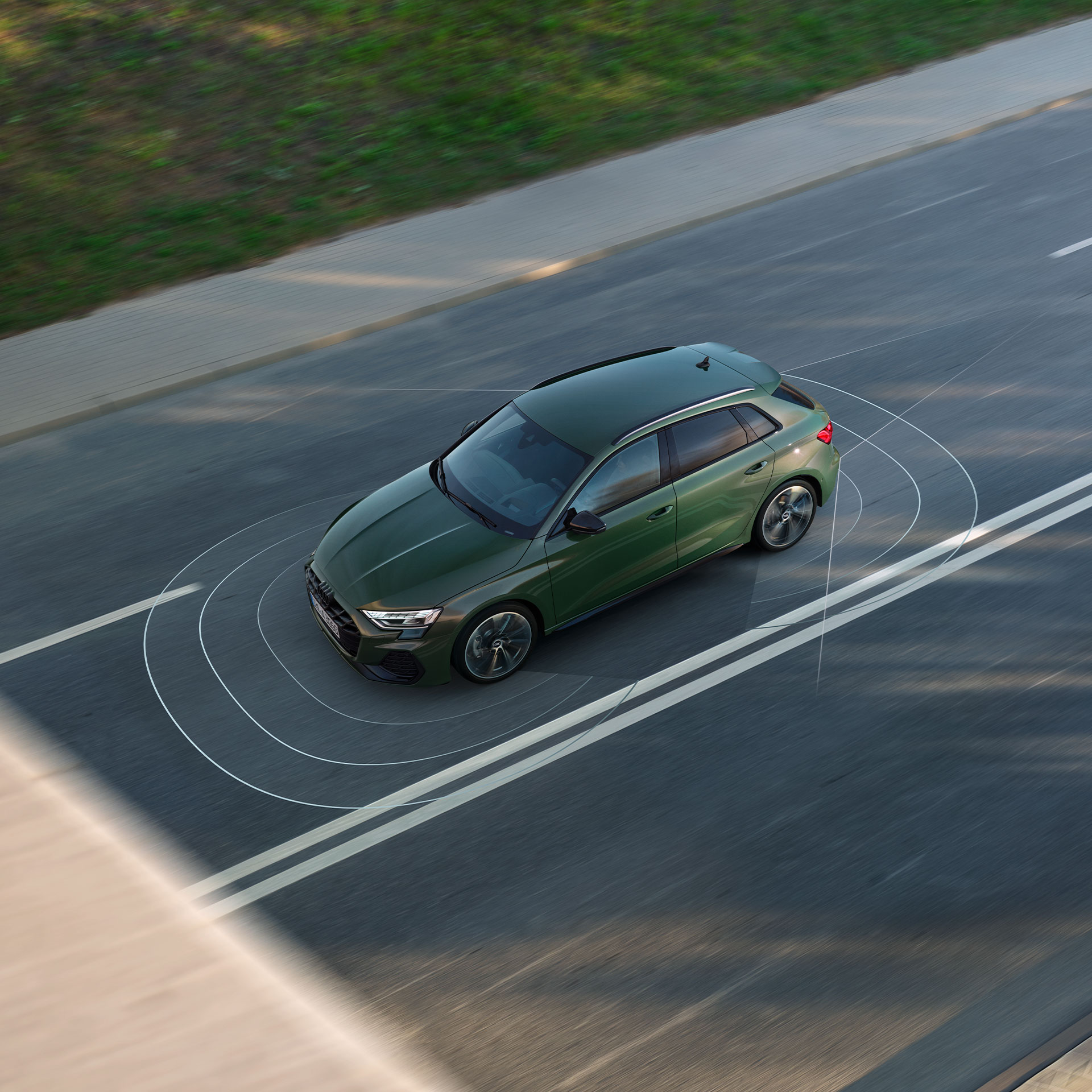 Audi Audi A3 Sportback dynamische Seitenansicht
