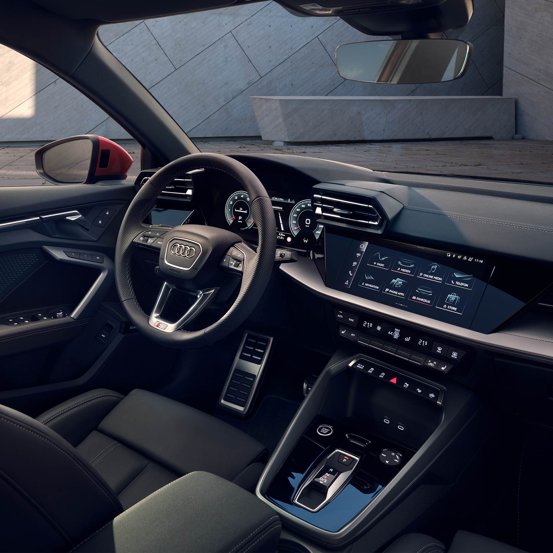 Voznikov prostor v modelu Audi A3 limuzina
