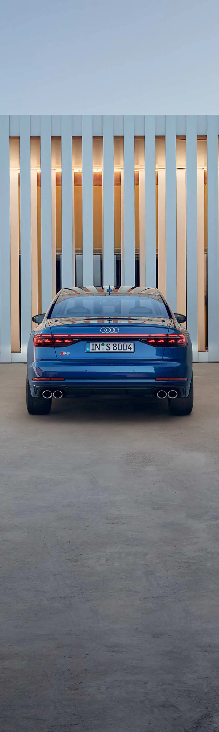 Audi S8 Heckansicht