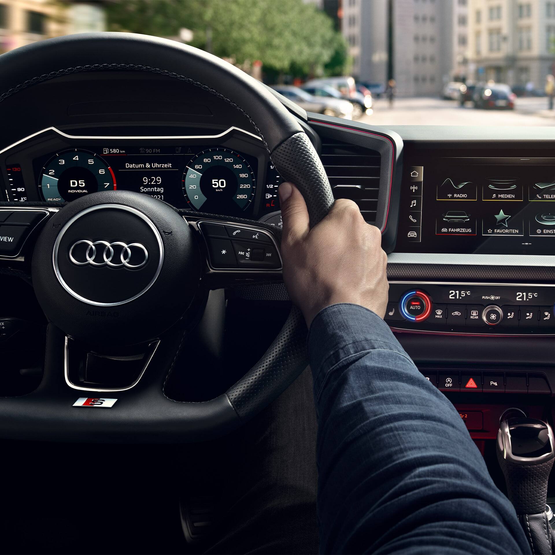 Virtual Cockpit des A1 Citycarvers