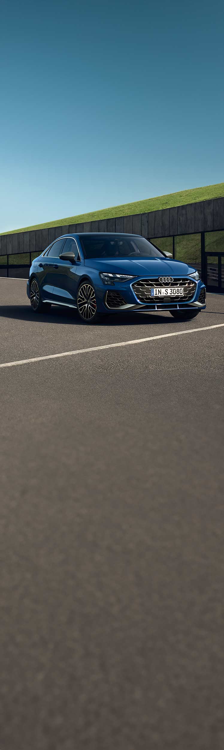 Sprednji del vozila Audi S3 limuzina