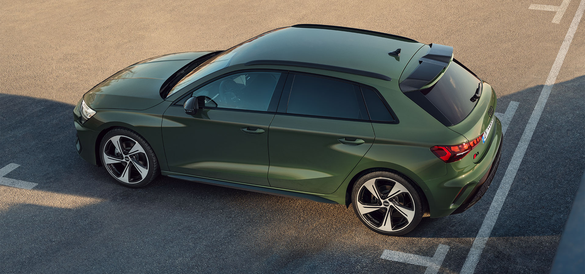 Audi A3 Sportback side view