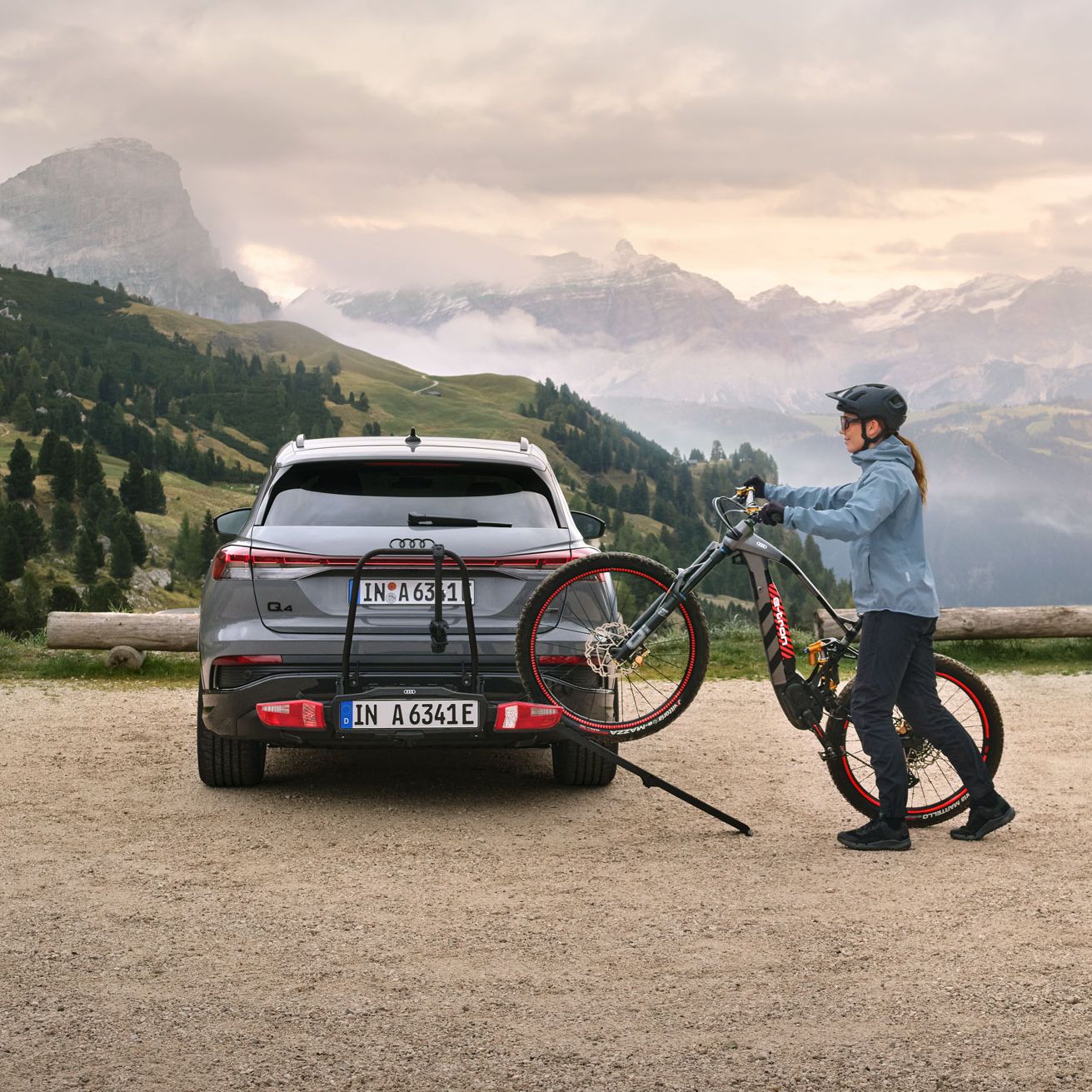 Audi electric mountain bike powered by Fantic