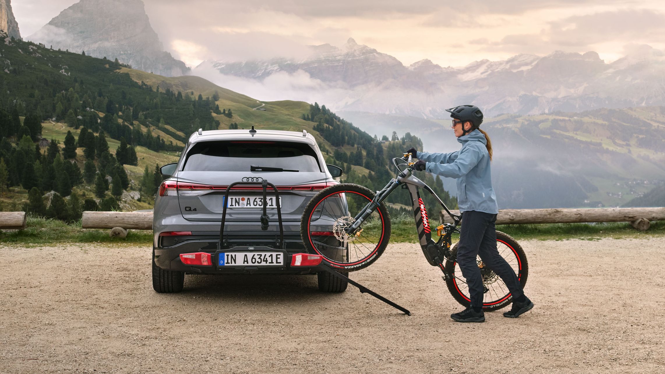 Audi electric mountain bike powered by Fantic