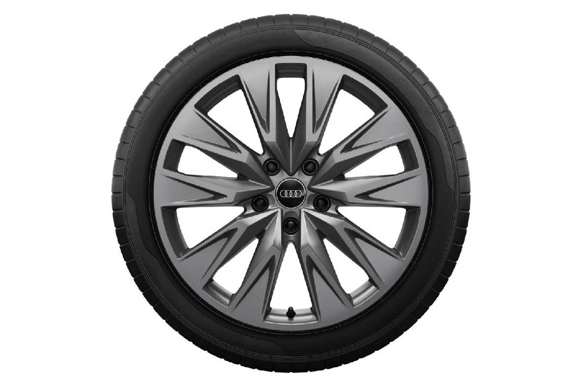 Audi A6 e-tron Winterkomplettrad 5-Doppelspeichen-Prägung-Design Grau 20 Zoll