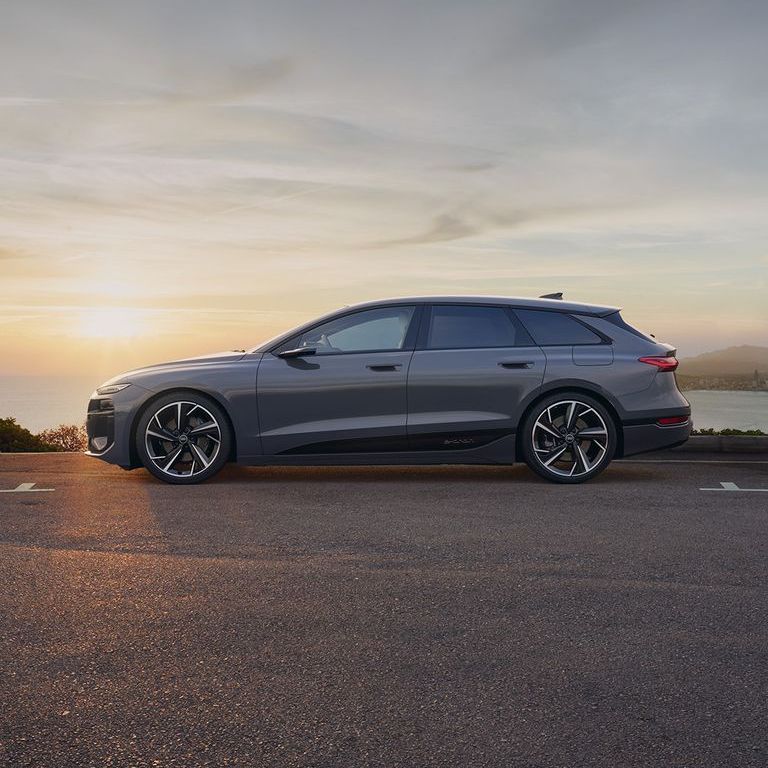 Seitenansicht Audi A6 Avant e-tron