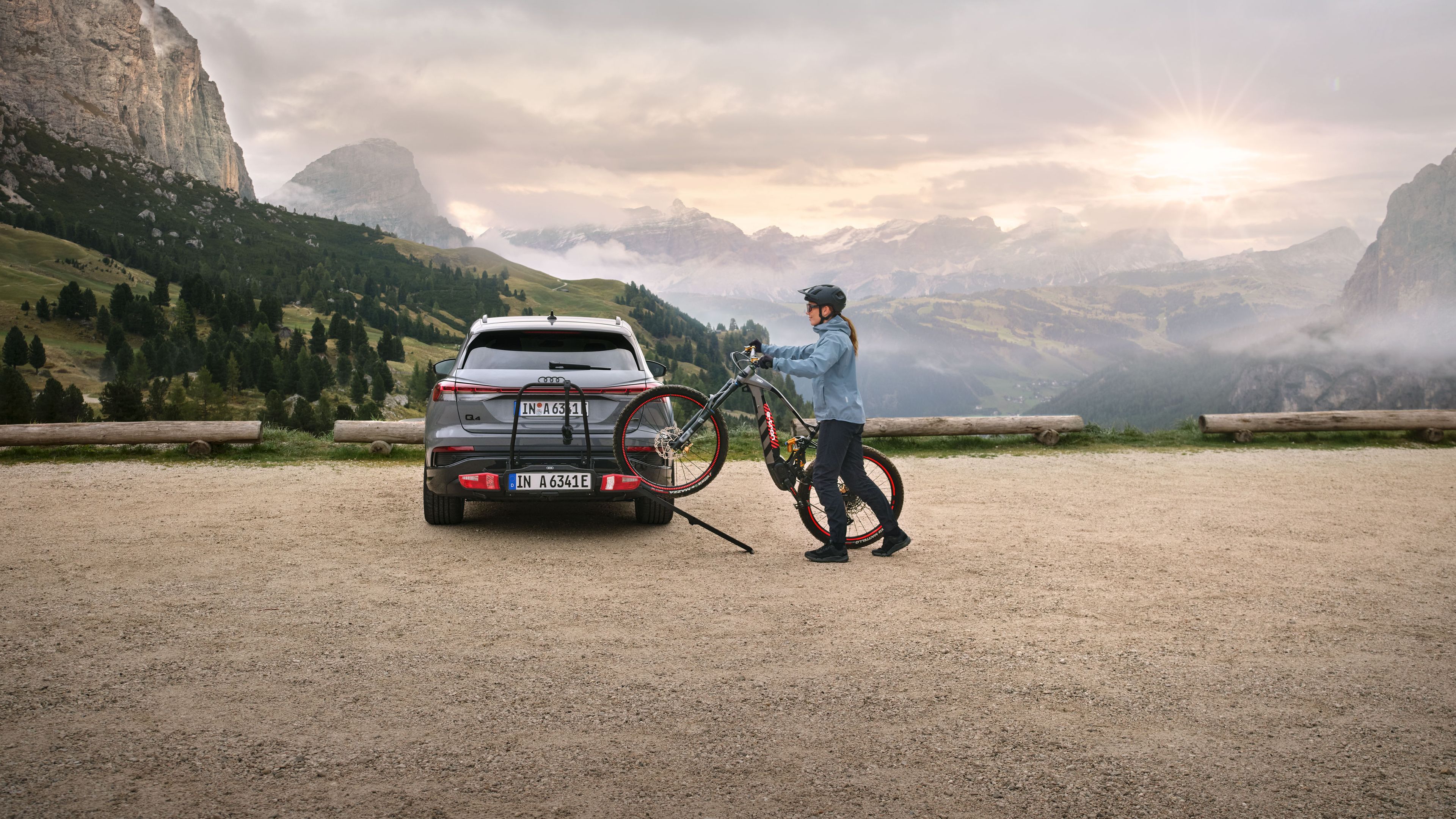 Audi electric mountain bike powered by Fantic