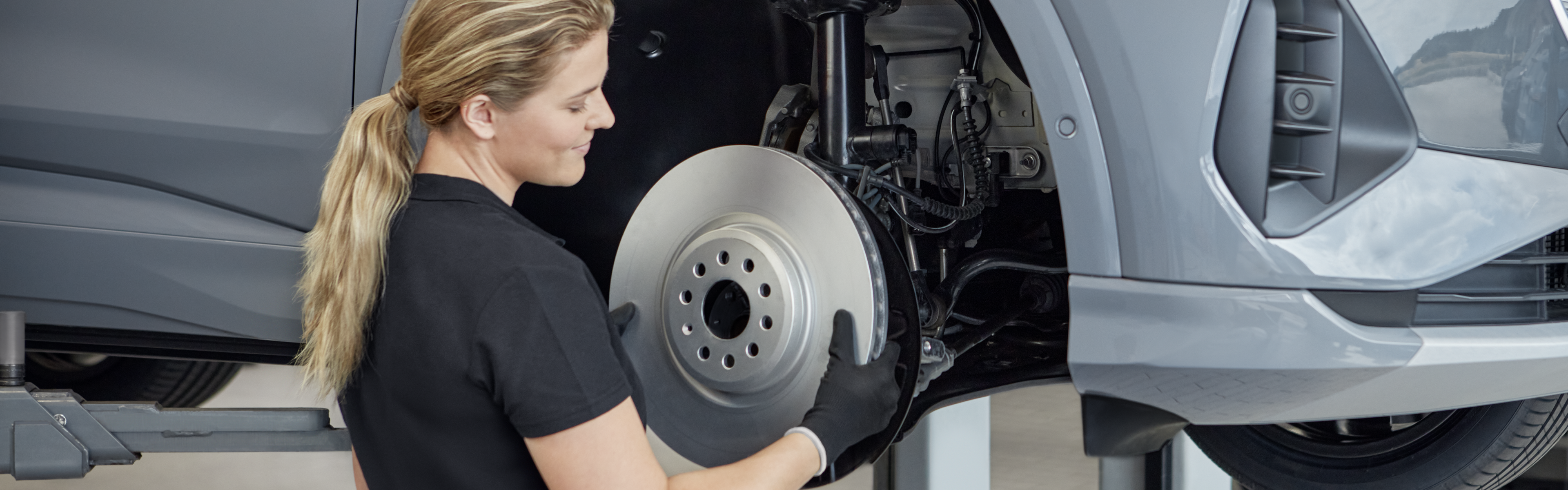 Changing the brakes discs
